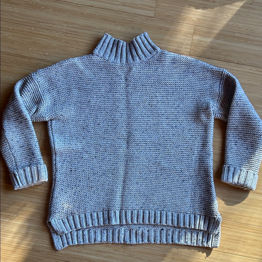 Marine Layer Heather Gray Turtleneck Sweater
